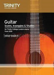 Guitar & Plectrum Guitar Scales, Arpeggios & Studies Initial-Grade 5 from 2016